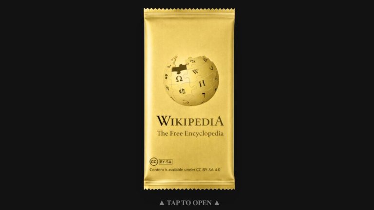 Wikipedia's been turned into a Pokemon TCG-like gacha game where you collect its pages, because the random article button wasn't distracting enough already