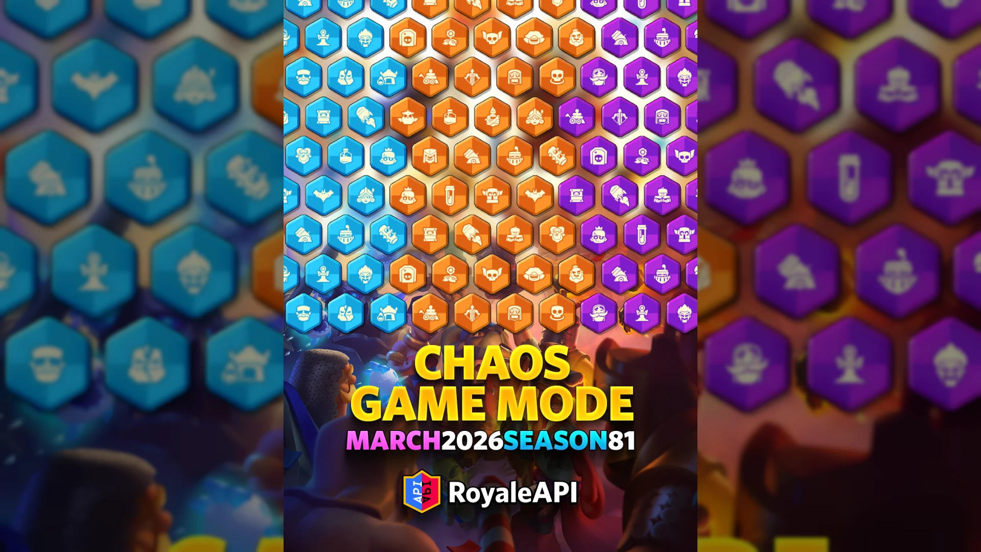 CHAOS mode - Clash Royale March 2026 Season 81 - RoyaleAPI