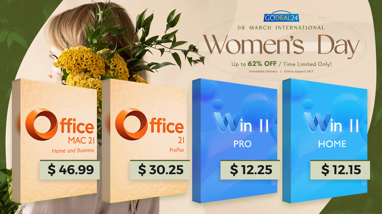 GoDeal24 Women's Day Software Sale: Get the Software You Need at Jaw-Dropping Prices!