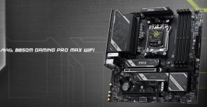 MSI MAG B850M Gaming Pro Goes MAX, Entry-Level AM5 Motherboard With OC Engine