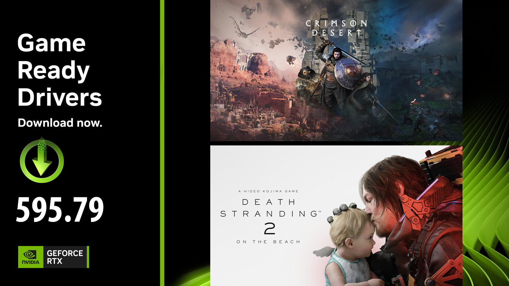 NVIDIA Releases GeForce 595.79 WHQL Game Ready Drivers