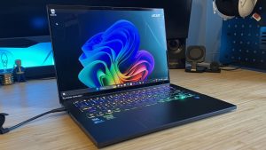The Acer Predator Triton 14 AI wants to run your game room and office, but it's not as sharp as the Blade