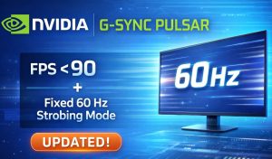 NVIDIA Rolls Out G-Sync Pulsar Update For Improving Clarity Under 90 FPS