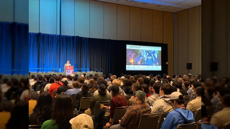 Picture form Aaron's Talk at GAME Developer Conference (Credit: @rolanberrypie)