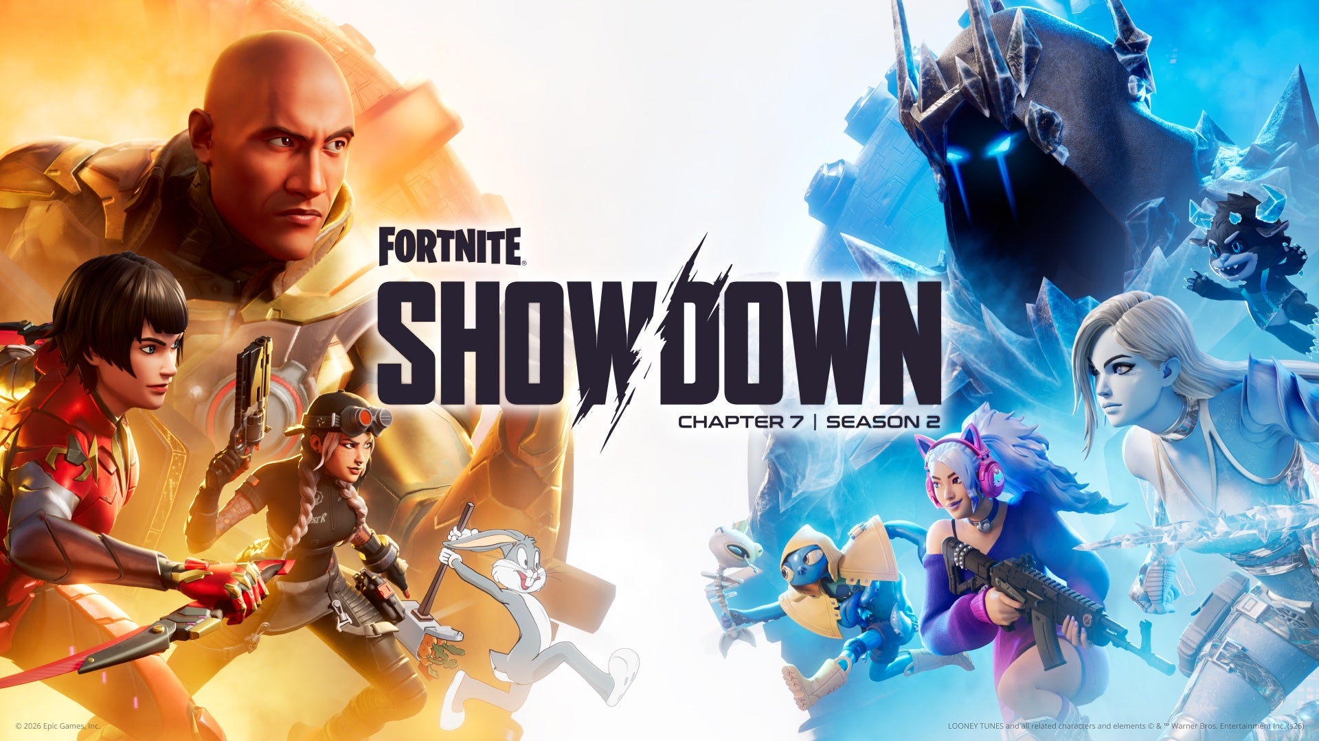 Here's Our First Look at Dwayne Johnson and Bugs Bunny in Fortnite's Next Season