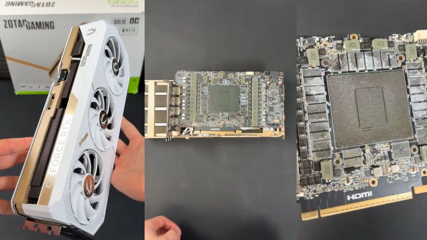 eBay Reseller Receives Returned GeForce RTX 5090 Without The GPU And VRAM Chips
