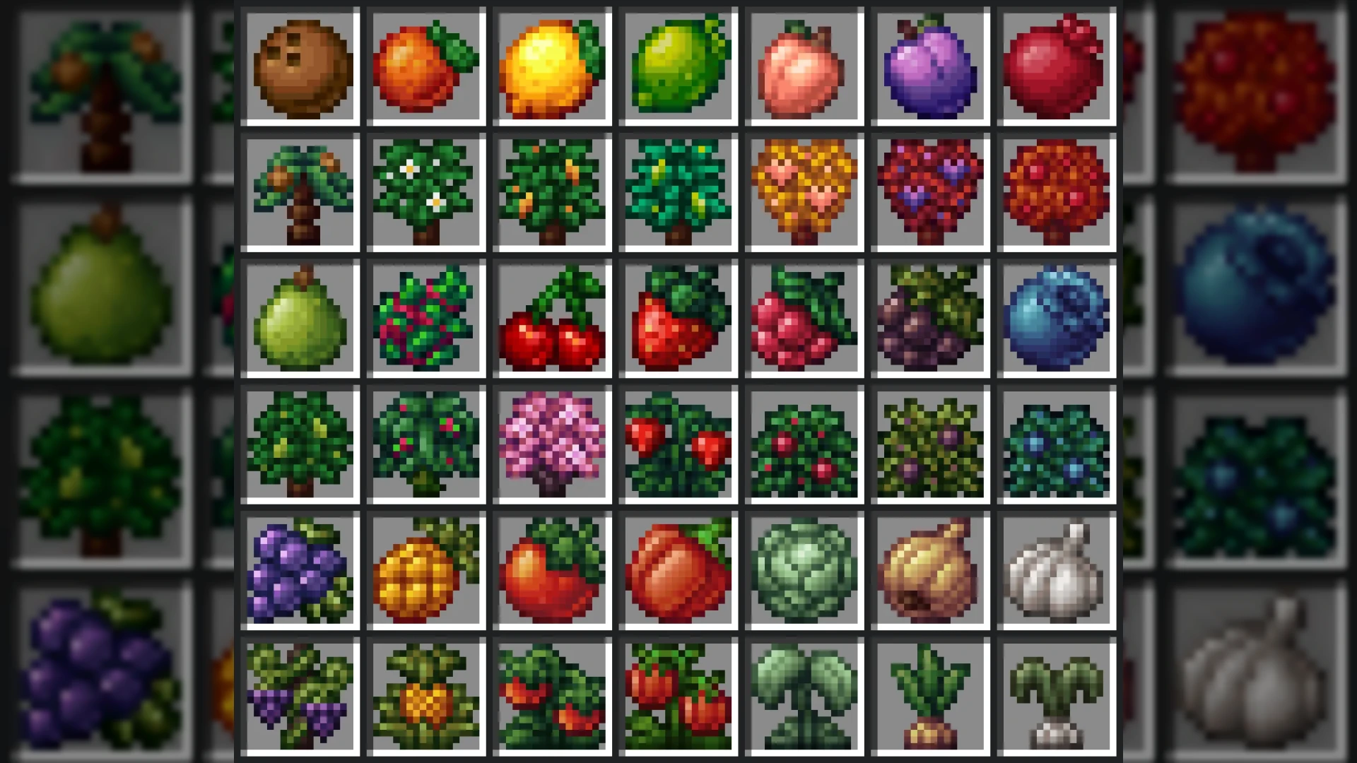 ☽ Exotic Garden Resprites Progress