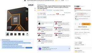 AMD Ryzen 5 9600X Price Drops to $190 in Anticipation of Core Ultra 5 250K Plus