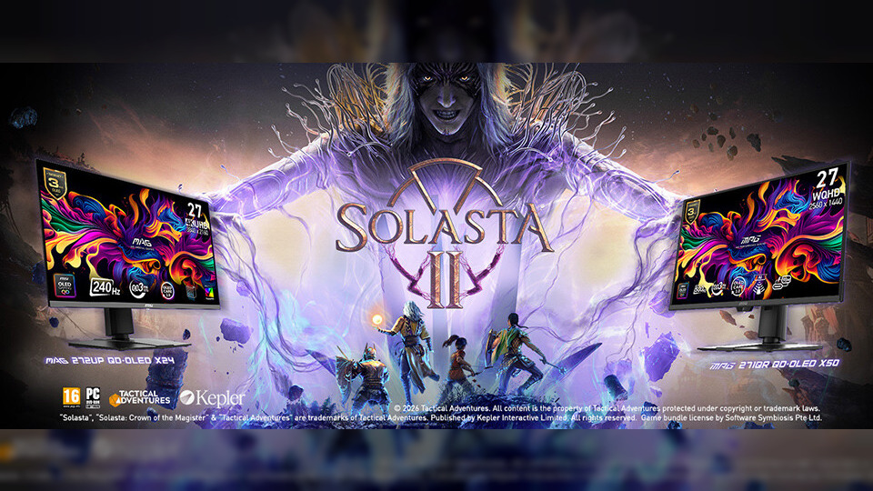 (PR) MSI Introduces Solasta 2 Game Bundle with Selected QD-OLED Gaming Monitors