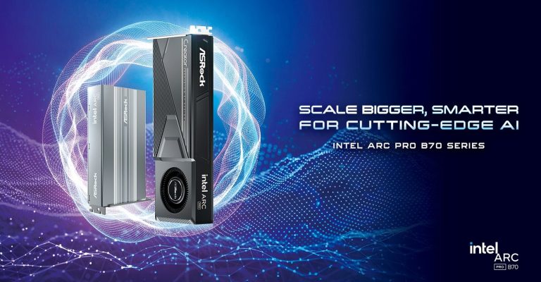 (PR) ASRock Unveils Intel Arc Pro B70 Graphics Cards