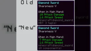 Why does mojang removed the "exact damage" number on enchanted swords?