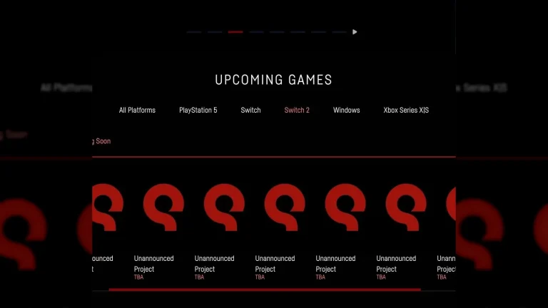 THQ Nordic has seven unannounced Nintendo Switch 2 games on their site