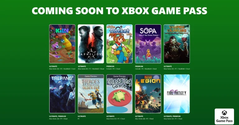 Xbox 게임패스, 4월 2차 추가 타이틀 소개