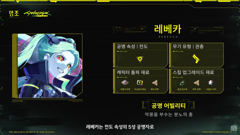 출처: 명조:위더링 웨이브 공식 유튜브