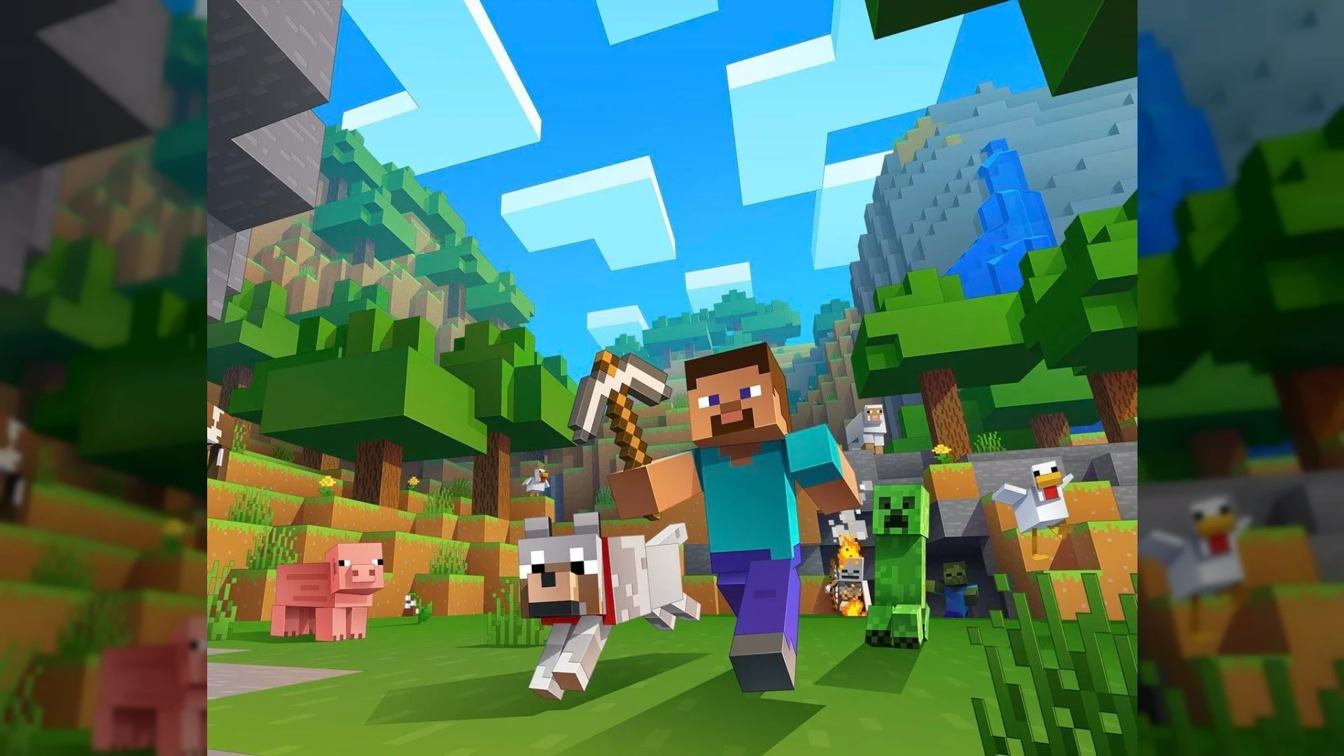 The old Xbox cover art for Minecraft has been officially remade :>