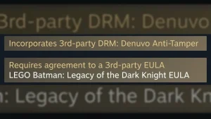 LEGO Batman: Legacy of the Dark Knight Adds Denuvo Ahead of launch!