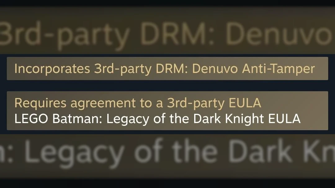 LEGO Batman: Legacy of the Dark Knight Adds Denuvo Ahead of launch!