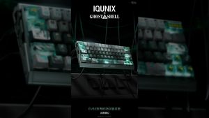 Iqunix Reveals Ghost in the Shell Edition EV63 Hall Effect Gaming Keyboards