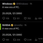 Microsoft and NVIDIA Jointly Tease Possible N1X Debut as a "New Era of PC"