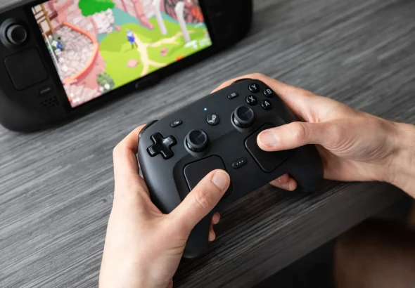 Listen to the new Steam Controller buzz to the tune of Doom
