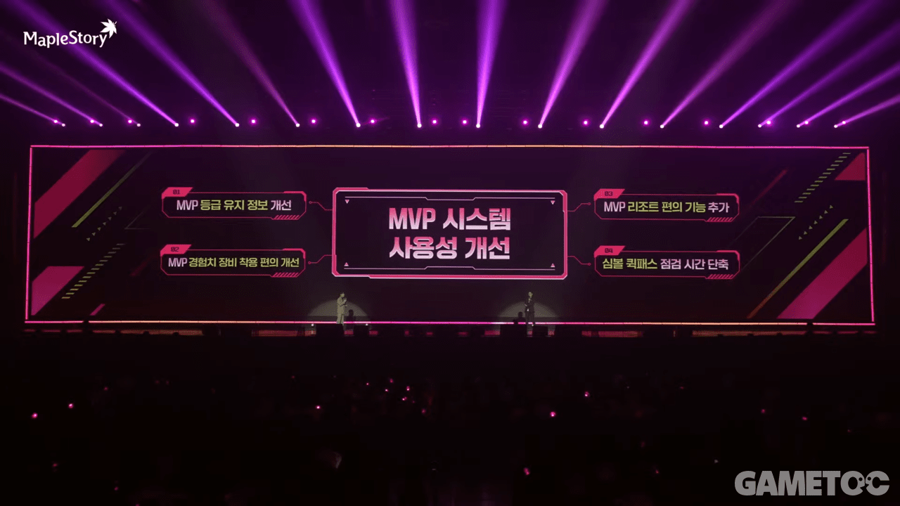 MVP 혜택도 바뀐다 (사진=maplestory kr 유튜브)