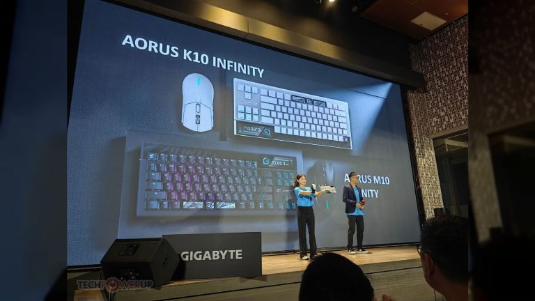 Gigabyte Showcases AORUS INFINITY Keyboard and Mouse Series at Computex 2026