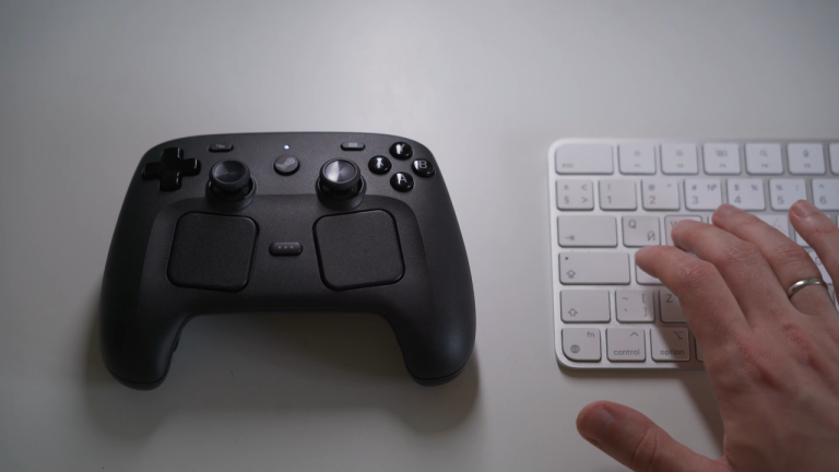 New web app can make Valve's Steam Controller drift across your desk like an RC car — web app drives the gamepad using its rumble motors
