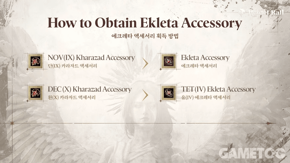 신규 액세서리 '에크레타' [사진=검은사막 유튜브]