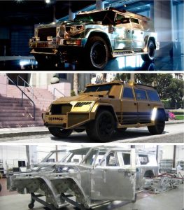 DARTZ 실차와 GTA 나이트샤크 콜라주