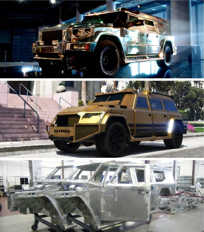 DARTZ 실차와 GTA 나이트샤크 콜라주