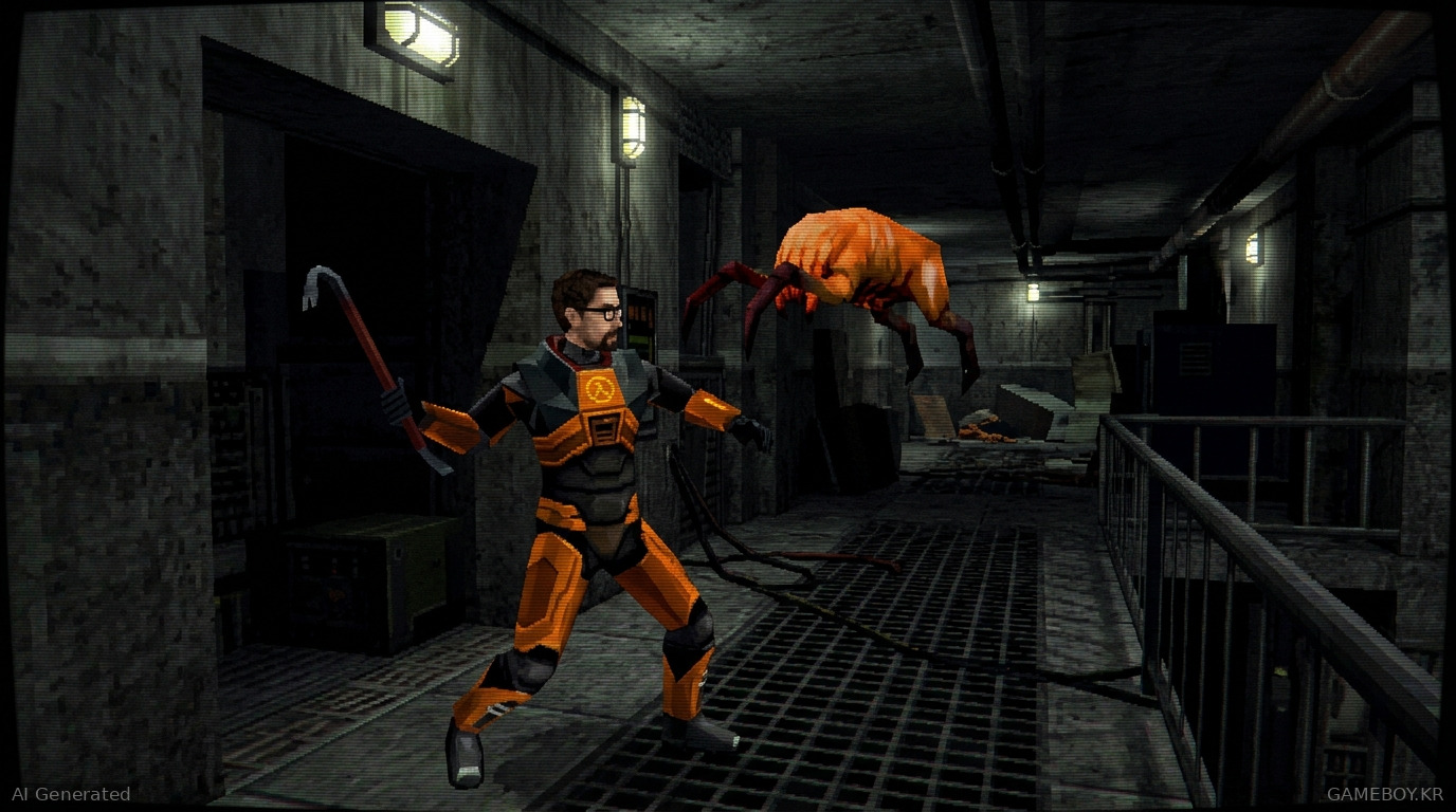 Fan makes an actual port of Half-Life 1 for the PlayStation 1, and now I see why Valve never did it