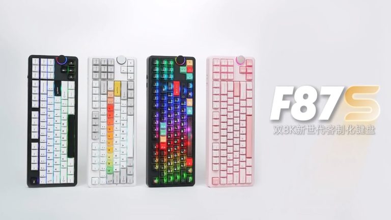 AULA Releases F87S 8K Tri-Mode TKL Mechanical Gaming Keyboard Series