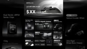 RAWM Reveals Leviathan V4 GT: Magnetic Switch Gaming Mouse for Under $100