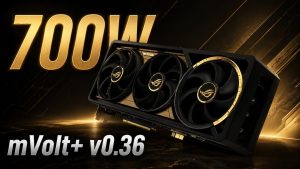 mVolt+ Pushes RTX 5090 To 700W Without Shunt Modding, Nearly 21% Above NVIDIA’s Rated 575W TDP