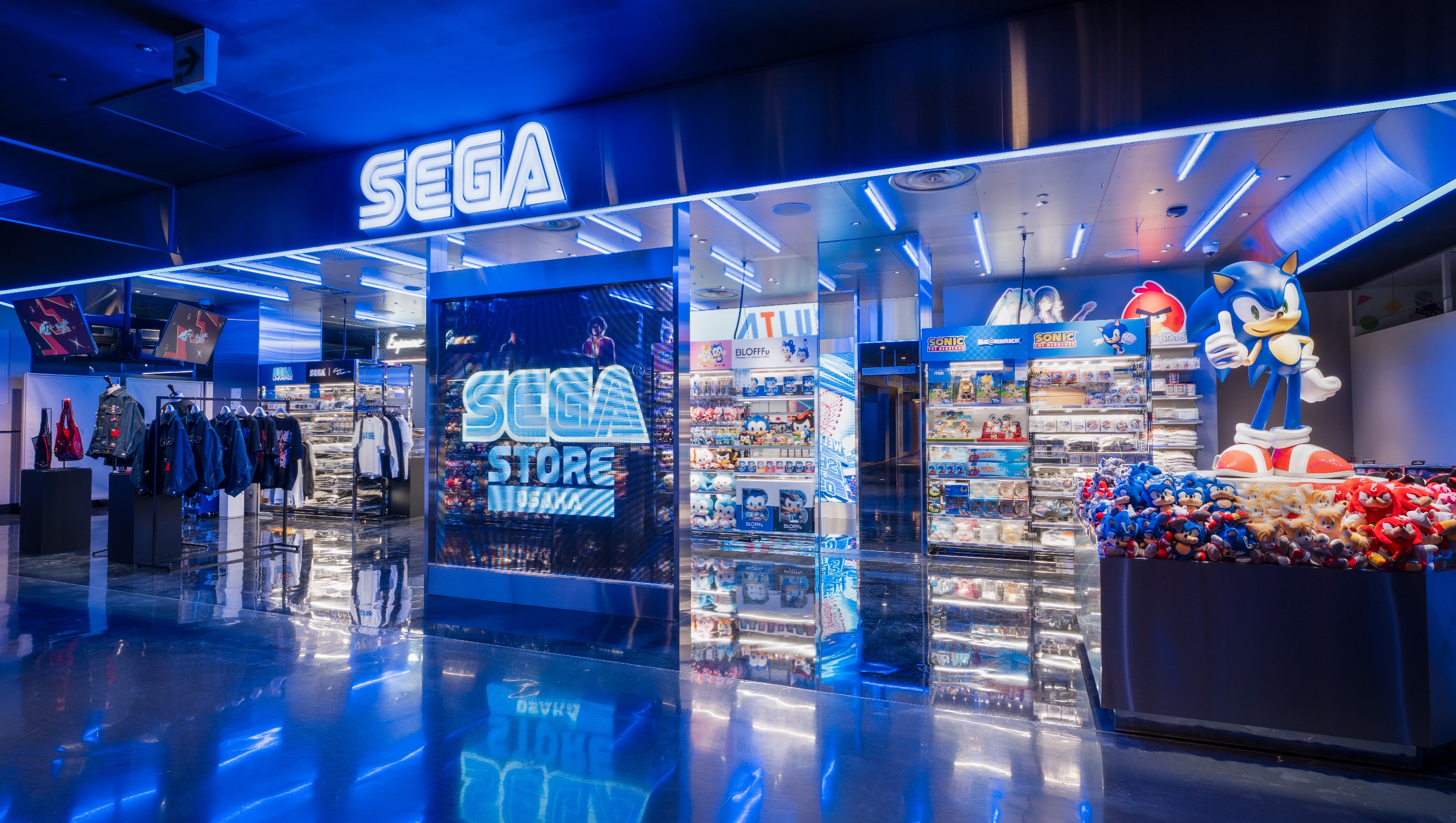 세가, 간사이 첫 플래그십 스토어 SEGA STORE OSAKA 오픈… 신사이바시 PARCO 6층